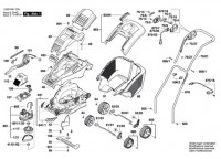 Bosch 3 600 H81 D02 ROTAK 43 Lawnmower Spare Parts